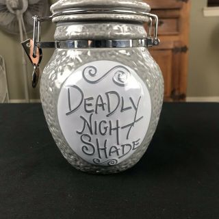 The Nightmare Before Christmas “deadly Night Shade” Cookie Jar - Rare