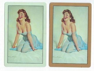 Pin Ups - Set Of 2 Single Vintage Swap Playing Cards