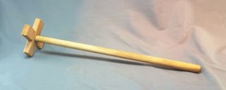 Vintage Butter Churn Wooden Stick For 12 Inch Tall Stoneware Pottery