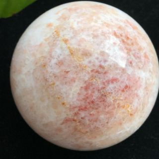 Natural Rhodochrosite Quartz Crystal Ball Polished Specimen Reiki Heal 337g B397 4