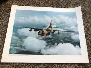Us Govt.  Air Force Photo Poster C - 123 Provider Vietnam