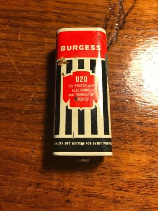 Vintage Burgess Radio B Battery U20