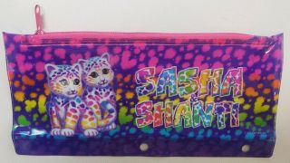 Cute Lisa Frank Sasha & Shanti Zippered Pencil Case