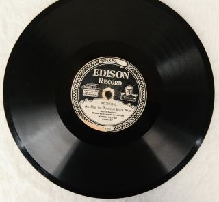 Edison Record 78 Rpm - All Hail The Power Of Jesus 