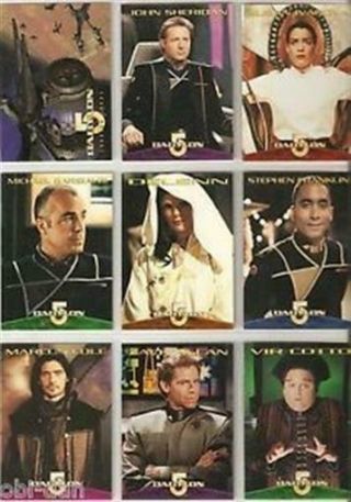Babylon 5 Skybox Complete Trading Card Set W/posters & Promo (fleer/skybox 1996)