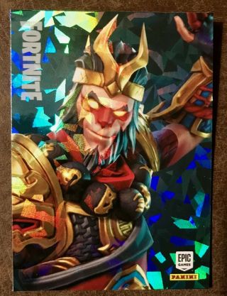 Fortnite 2019 Legendary Outfit Wukong Foil Parallel Card Ssp 299 Crystal Vhtf