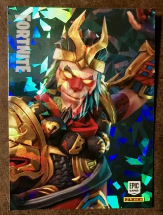 FORTNITE 2019 Legendary Outfit WUKONG Foil Parallel Card SSP 299 Crystal VHTF 2