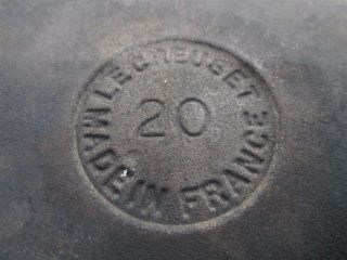 Le Crueset 8 Inch Enamelware Cast Iron Pan with Lid 5