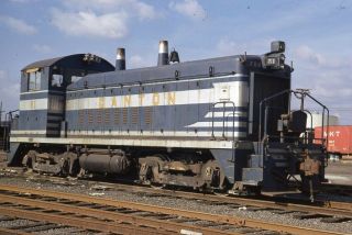 Canton Railroad Locomotive 51 Baltimore Md 1967 Photo Slide
