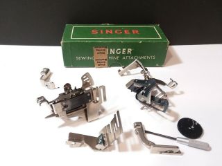 Vintage Singer Sewing Machine 301 Attachments