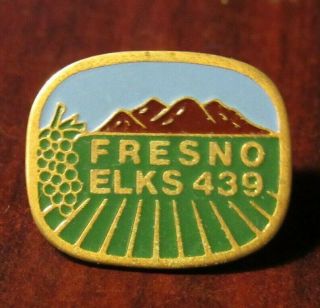Vintage Elks Lodge 439 Fresno,  Ca Pin - California Bpoe