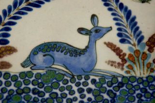 Ken Edwards Mexican Tonala Ceramic Tray.  Signed Ke