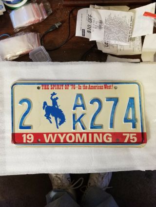 1975 Wyoming " The Spirit Of 