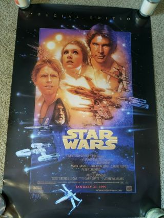 Star Wars 6 Posters Special Editionx3,  Tpm X2,  Anh Style D 27 " X 40 " One Sheet