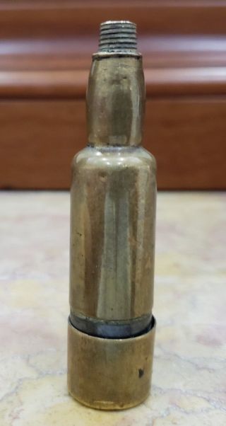 Vintage Wwii Brass 3 " Bullet Trench Lighter / England Made