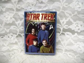 Star Trek Playing Cards Spock Captain Kirk Series Hoyle 1998 Usa Mip