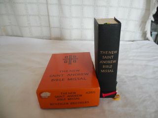 The Saint Andrew Bible Missal Benziger Brothers 1966 Edition