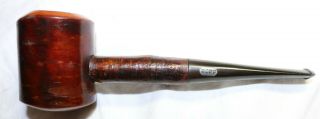 Vintage Ropp De Luxe 695 Cherrywood Poker Estate Pipe Made In France - Ex,