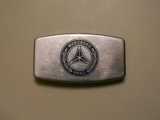 Vintage Mercedes - Benz Zippo Money Clip & Pocket Knife