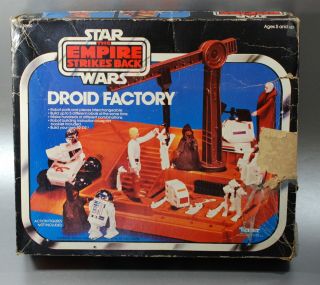 Box Only Vintage Star Wars Droid Factory Kenner Empire Strikes Back
