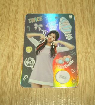 Twice 3rd Mini Album Coaster Lane1 Tt Holo Sana Photo Card Official