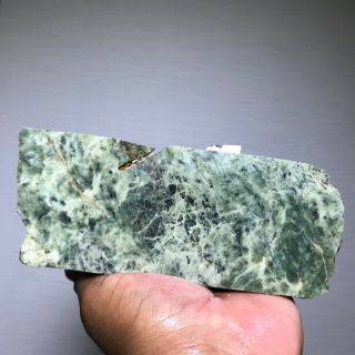 Top Quality Solid Green Jade Rough 4 Lb - From Taiwan