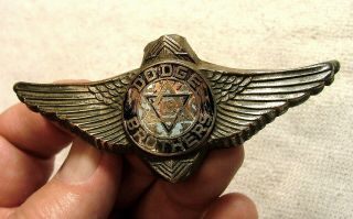 Dodge Brothers Winged Enamel Radiator Badge Emblem 1929 - 30? Rat Rod
