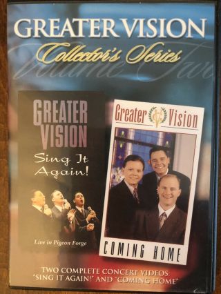 Greater Vision Collectors Series Sing It Again/coming Home Concerts Dvd Music
