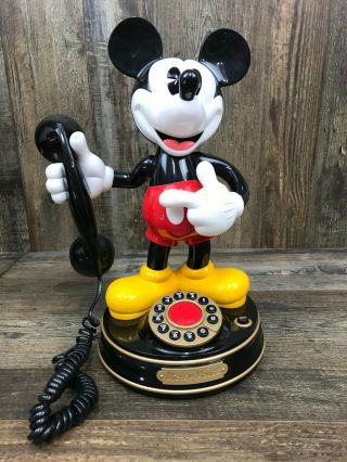 Telemania 0797 Mickey Mouse Disney Us Phone Limited Black Figurene