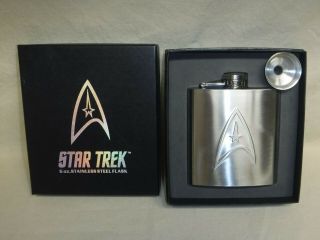 Star Trek 6 Oz Stainless Steel Flask