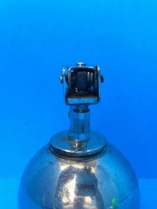 Vintage Rare Round Japanese Grenade Style Table Lighter (Made in Japan) 8