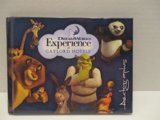 Dreamworks Experience Gaylord Hotels Autograph Book Character Shrek Universal