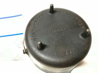Griswold Cast Iron 33 Wind Proof Ashtray Great Shape 4