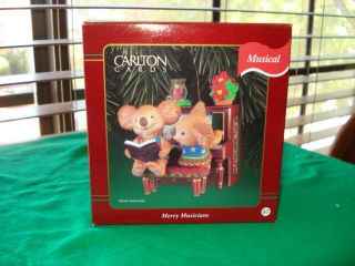 Carlton Cards Ornament Merry Musicians