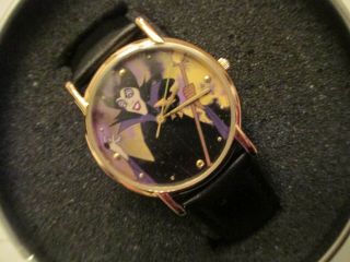 Disney Maleficent From Sleeping Beauty Aurora Watch Rare Limited 250 Wristwatch