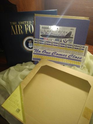 K & Company Bonded Leather United States Us Air Force Scrapbook Album