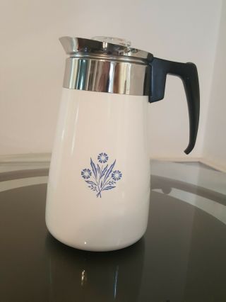Corning Ware Vintage 9 Cup Stove Top Coffee Pot.  Or