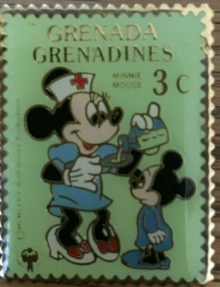 Grenada Grenadines Nurse Minnie Mouse Stamp Pin 31627