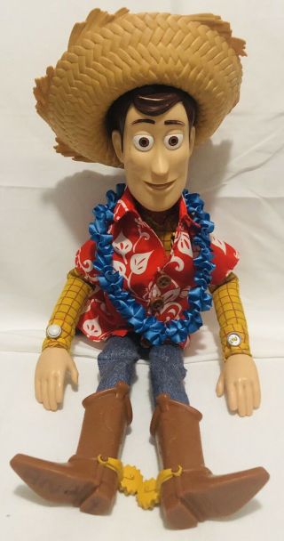 Disney Pixar Toy Story Talking Hawaiian Vacation Figure Doll Woody Special Ed