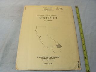 1964 Geologic Maps Of California Needles Sheet Ds1026