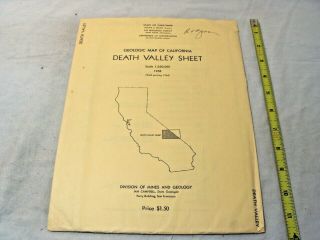 1958 Geologic Maps Of California Death Valley Sheet Ds1028