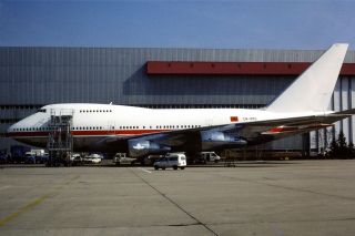 35mm Colour Slide Of Royal Air Maroc Boeing 747sp Cn - Rms
