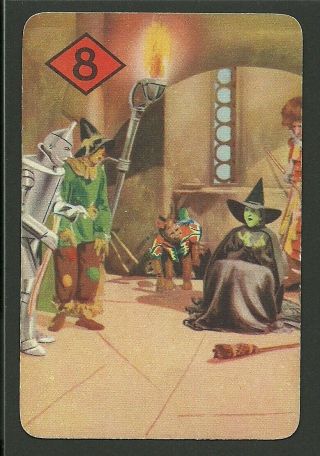 The Wizard Of Oz Judy Garland 1940 Movie Film British Card 8 Wicked Witch