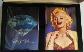 Rare - Marilyn Monroe Trading Card Set - W/ Diamond - Velvet Case - Unc