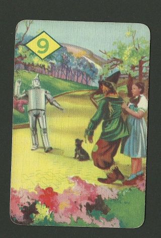 The Wizard Of Oz Judy Garland 1940 Movie Film British Card 9 Toto Tin Man