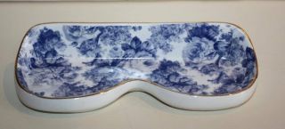 Blue Rose Chintz Porcelain Eye Glass Holder A Special Place