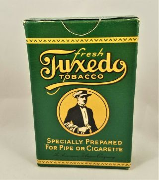 - Tuxedo Tobacco Box With 1926 Tax Stamp American Tobacco Co Virginia