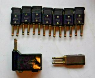 6 Western Electric 478a Switchboard Plug Assembly Double Prong & 153b Amplifier