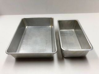Set Of 2 Vintage Mirro Aluminum Baking Pans