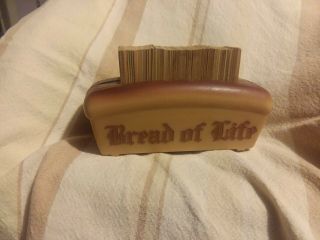 Vintage 1950s Bread Of Life Scripture Card Bible Daily Verses